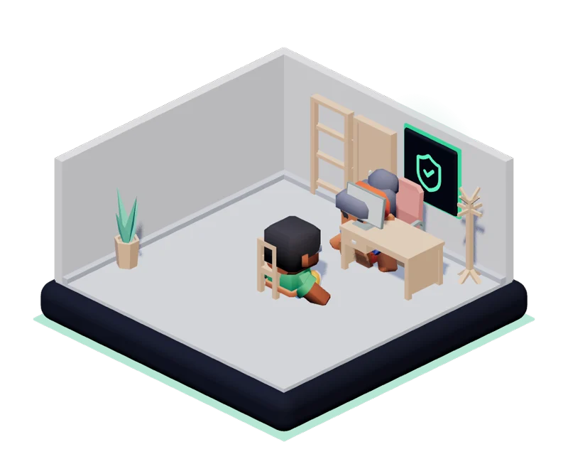 Miniatura 3D: Seguros y finanzas
